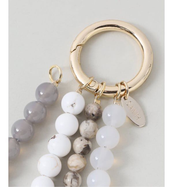Spick and Span「《予約》【SAMH by LILAS】ジェムフリンジバッグチャーム NR」|その他|