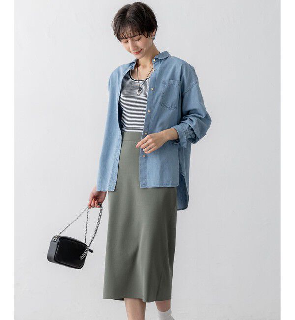 23区「【CLASSY.掲載】コットンリブ タンクトップ」|タンクトップ|
