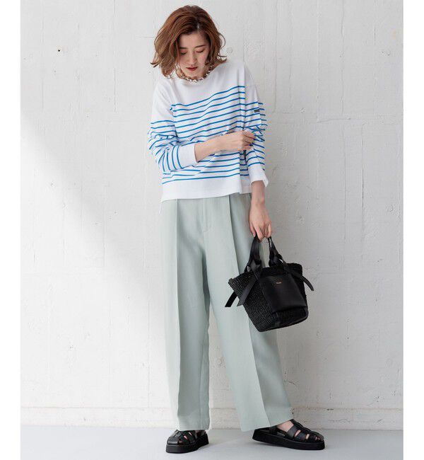 23区「【Oggi4月号掲載/洗える】Armor-lux パネルボーダー カットソー」|Tシャツ・カットソー|