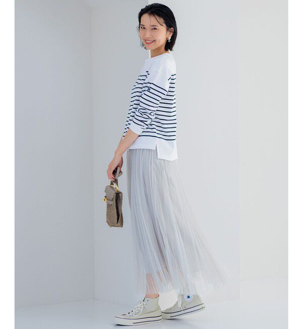23区「【Oggi4月号掲載/洗える】Armor-lux パネルボーダー カットソー」|Tシャツ・カットソー|