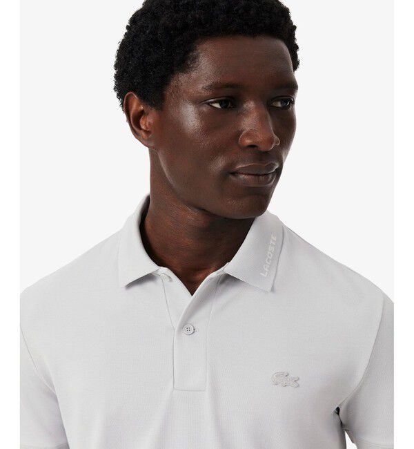 LACOSTE「ネームジャカードカラーポロシャツ」|ポロシャツ|