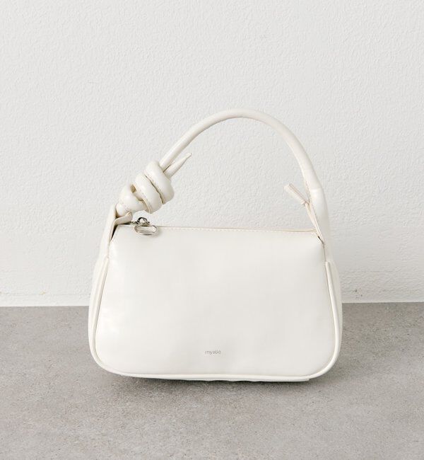  「結び目ハンドルBAG」|トートバッグ|アイボリー
