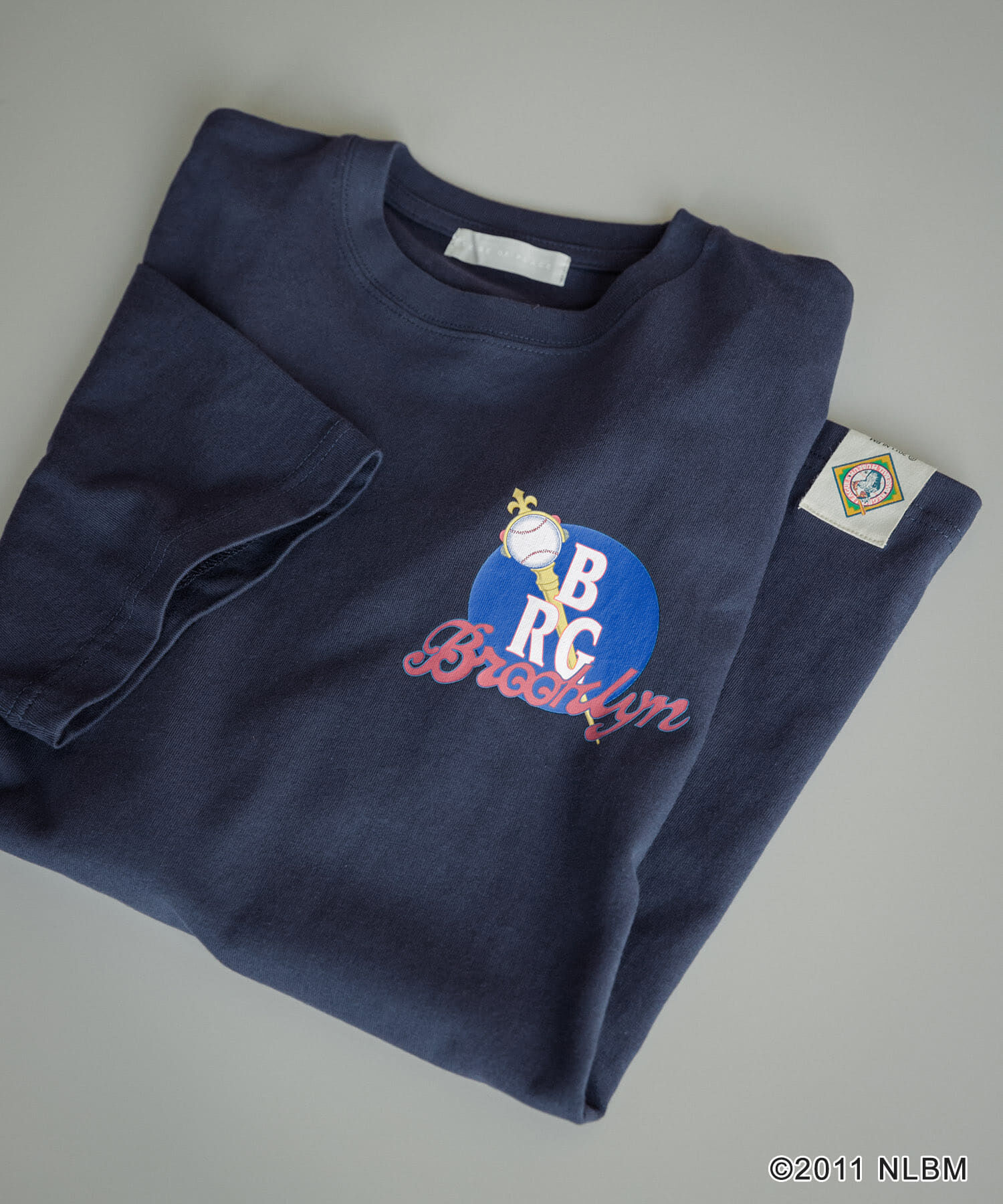 SENSE OF PLACE by URBAN RESEARCH「Negro Leagues　プリントTシャツ B」|Tシャツ・カットソー|ネイビー