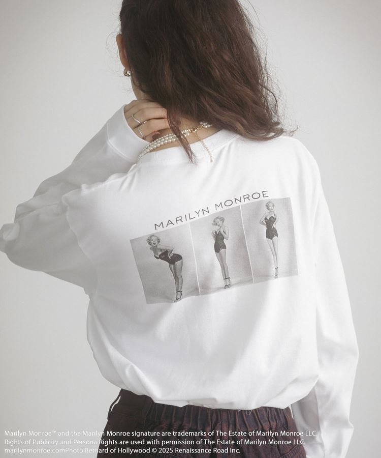 Green Parks「■Marilyn Monroe 3ポーズptロンTEE」|Tシャツ・カットソー|White