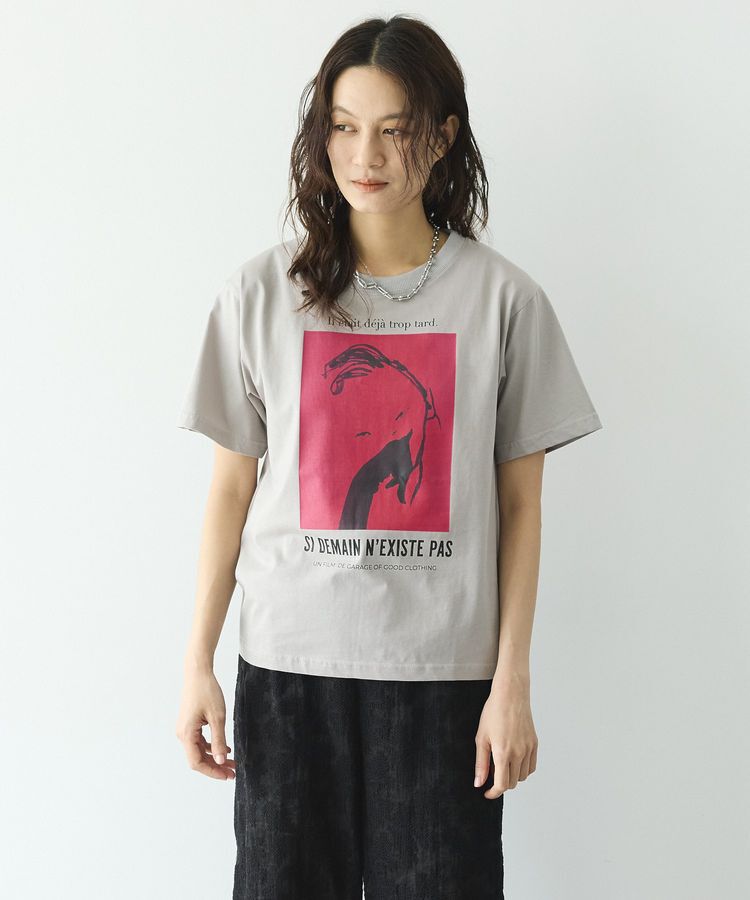 GARAGE OF GOOD CLOTHING「フレンチシネマプリントT」|Tシャツ・カットソー|Light Gray
