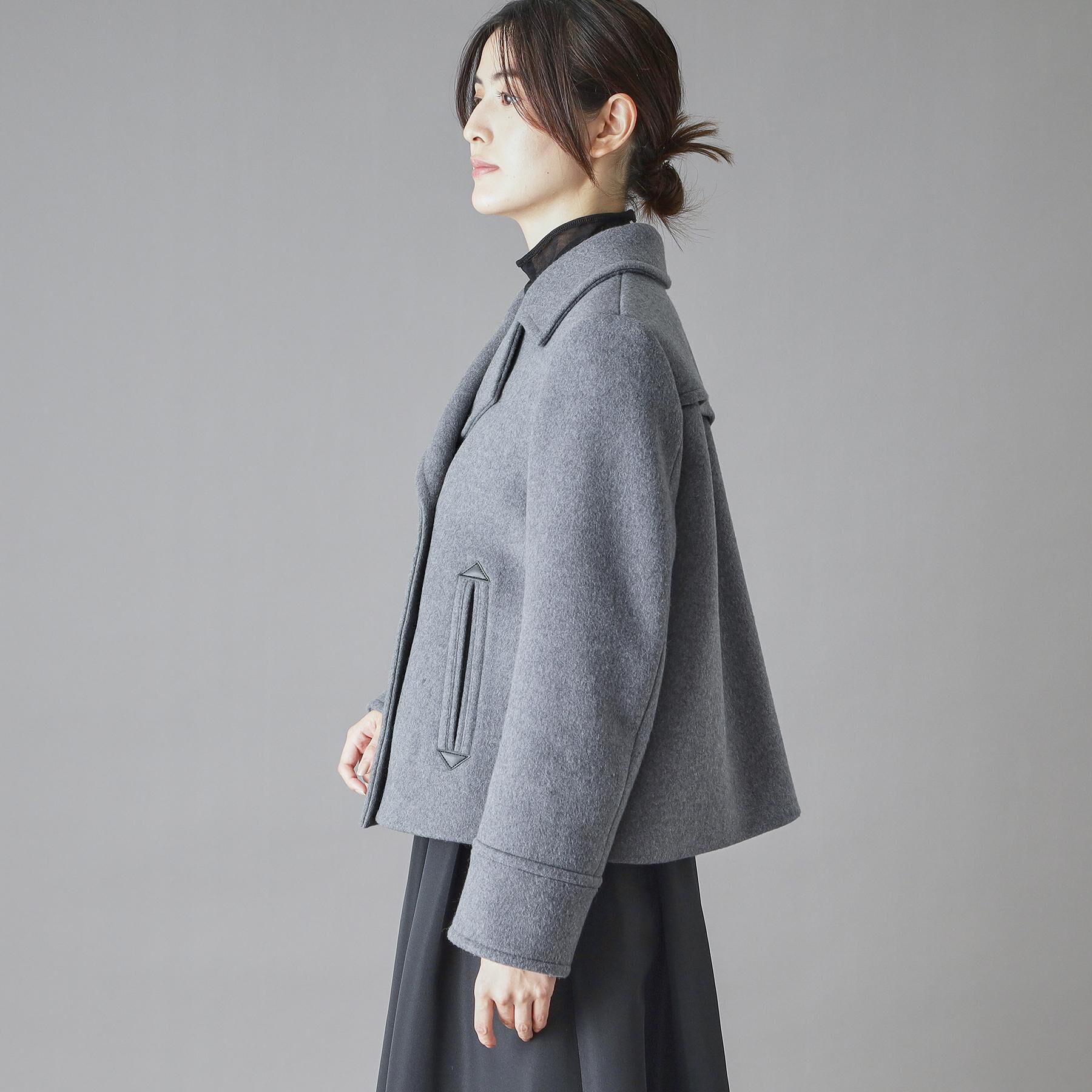DRESSTERIOR「Super140'sショートPジャケット」|ピーコート|