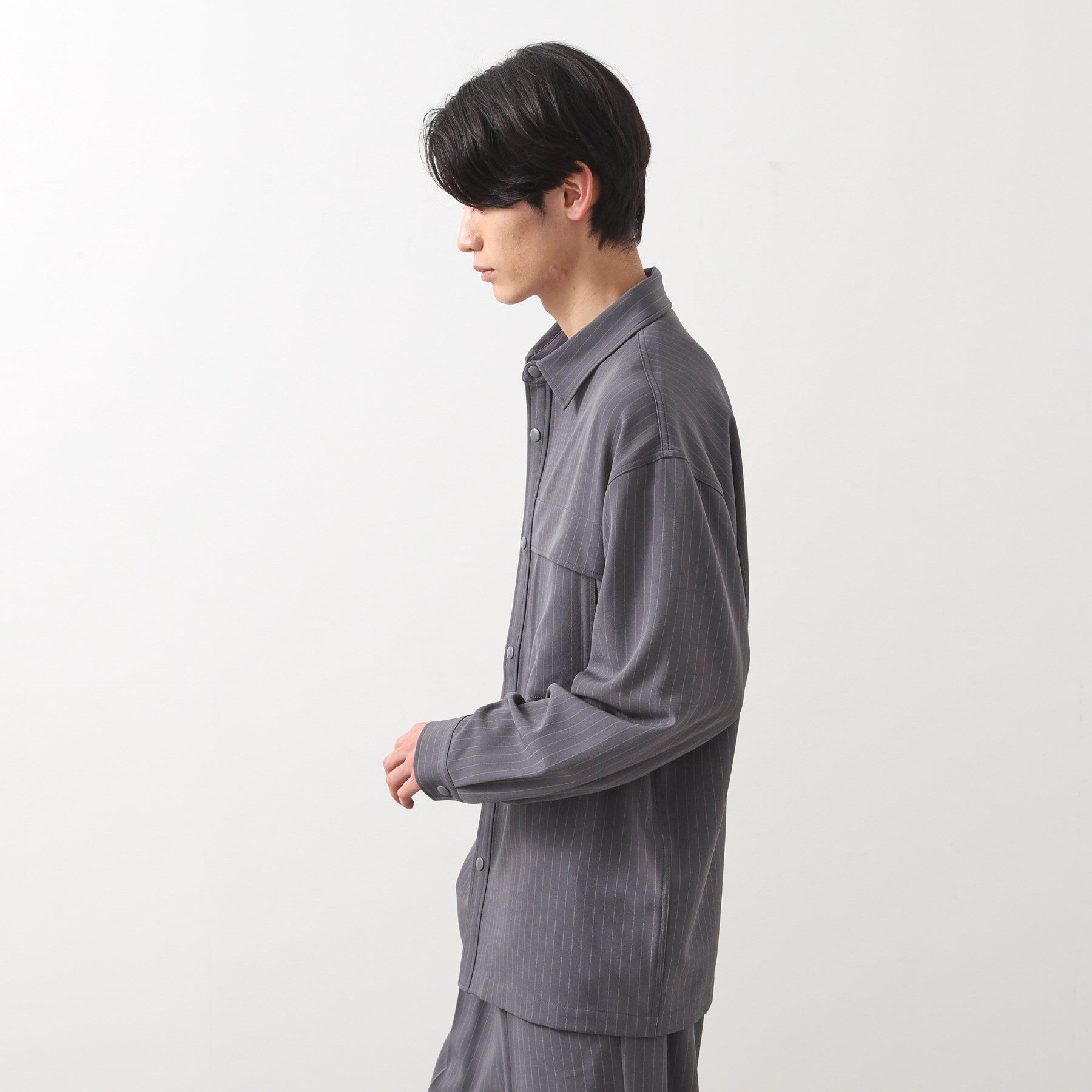 THE SHOP TK「ダブルポケットシャツ【セットアップ可/洗濯機OK】」|シャツ・ブラウス|