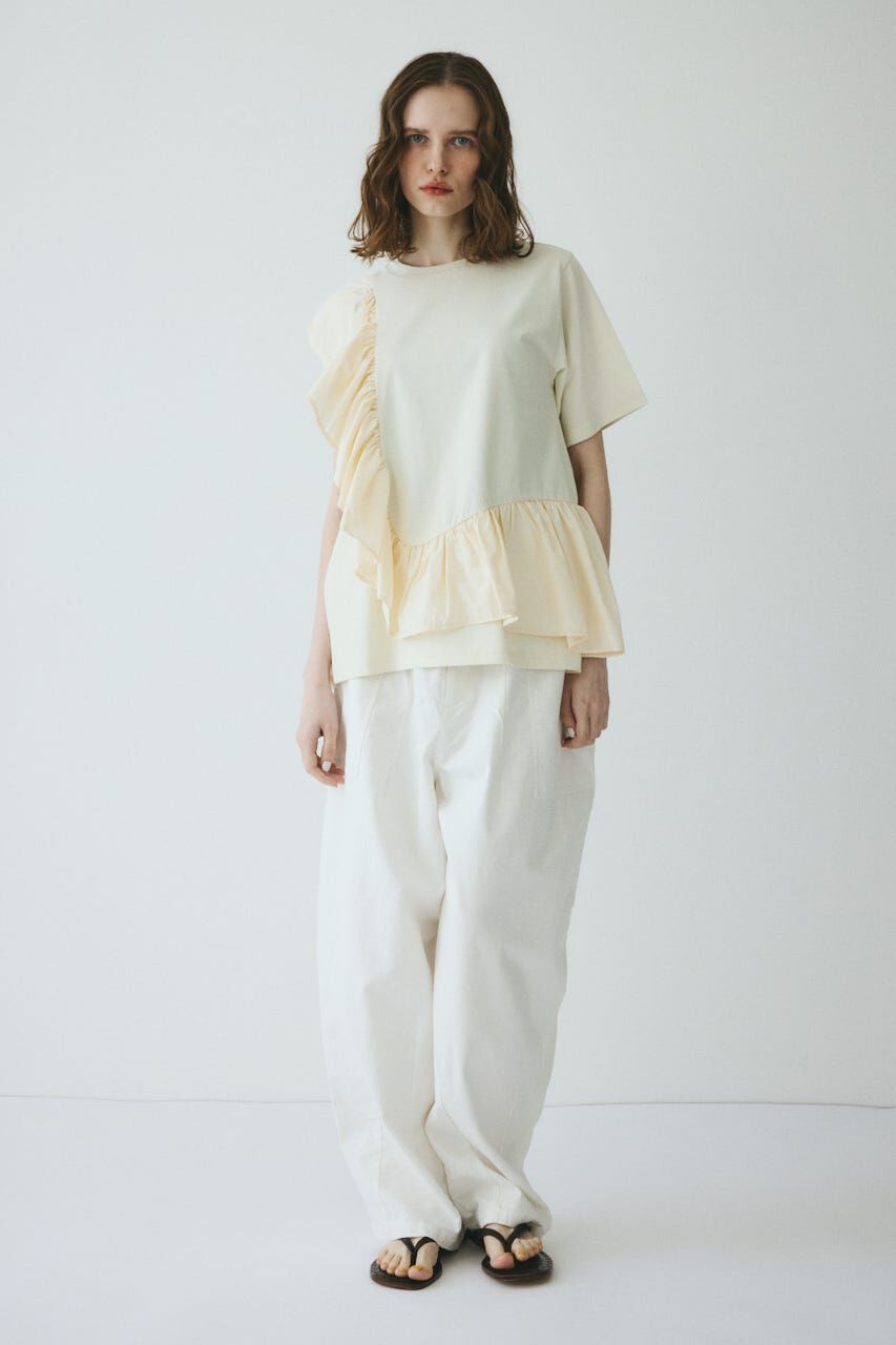 HeRIN.CYE「［予約］Docking ruffle peplum tops」|Tシャツ・カットソー|