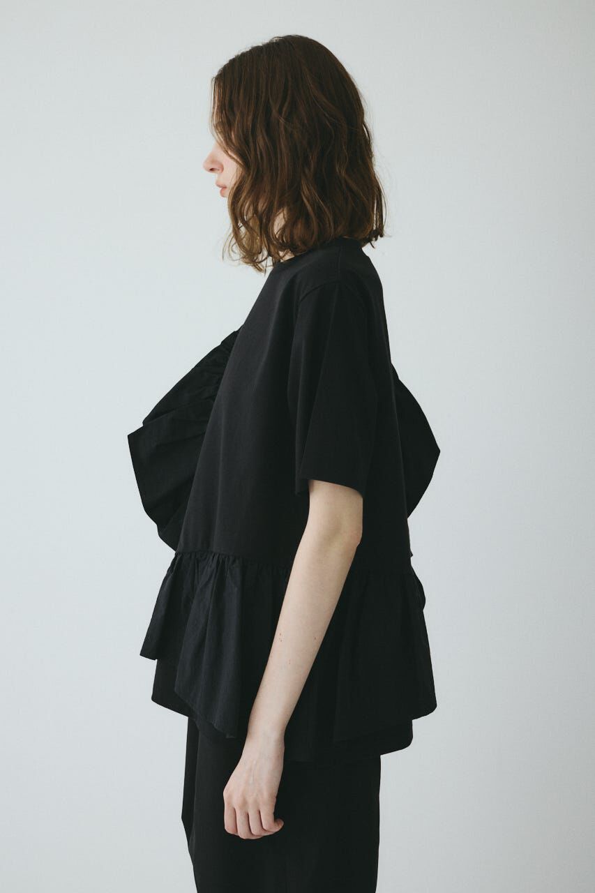 HeRIN.CYE「［予約］Docking ruffle peplum tops」|Tシャツ・カットソー|