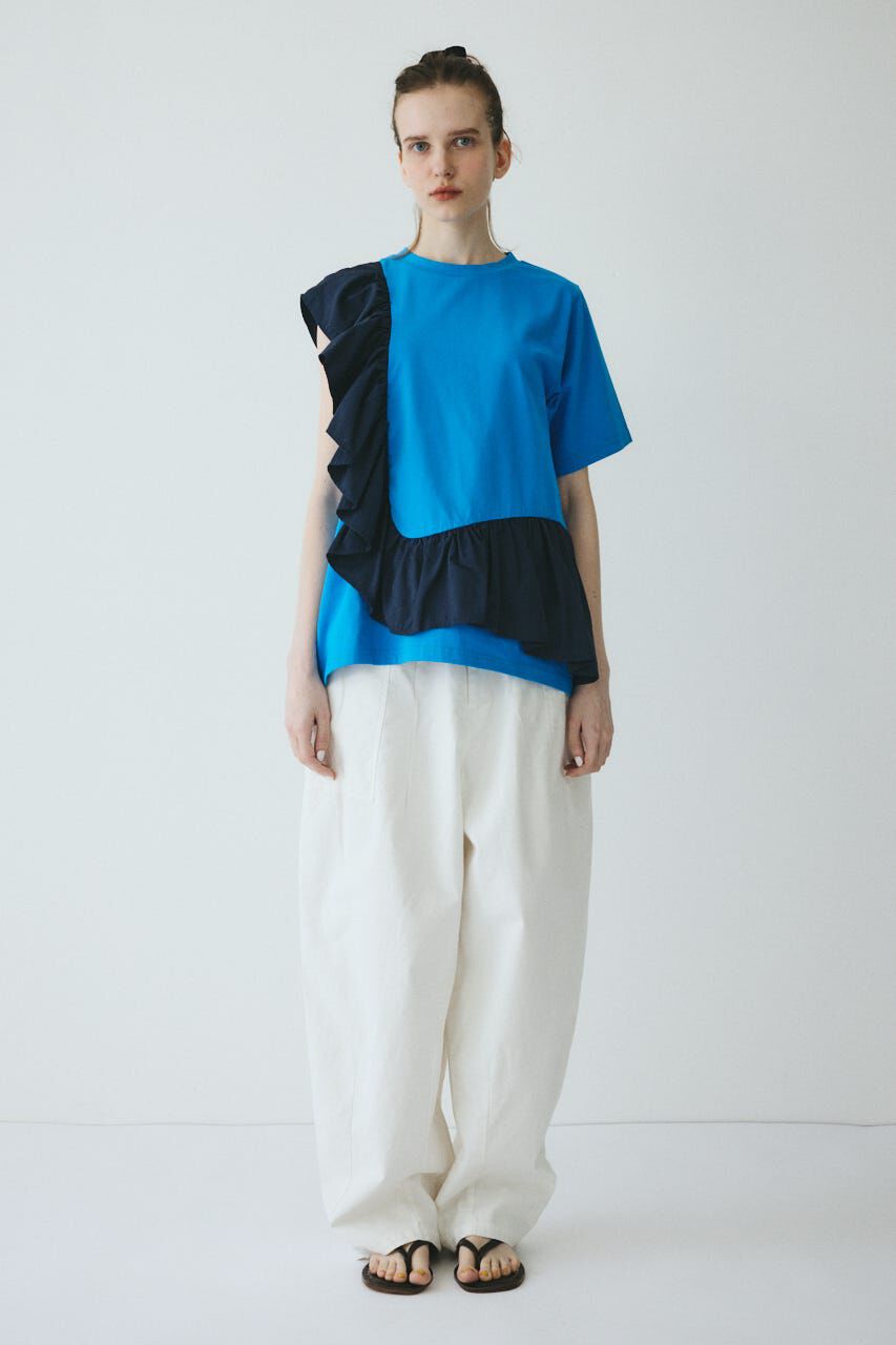 HeRIN.CYE「［予約］Docking ruffle peplum tops」|Tシャツ・カットソー|