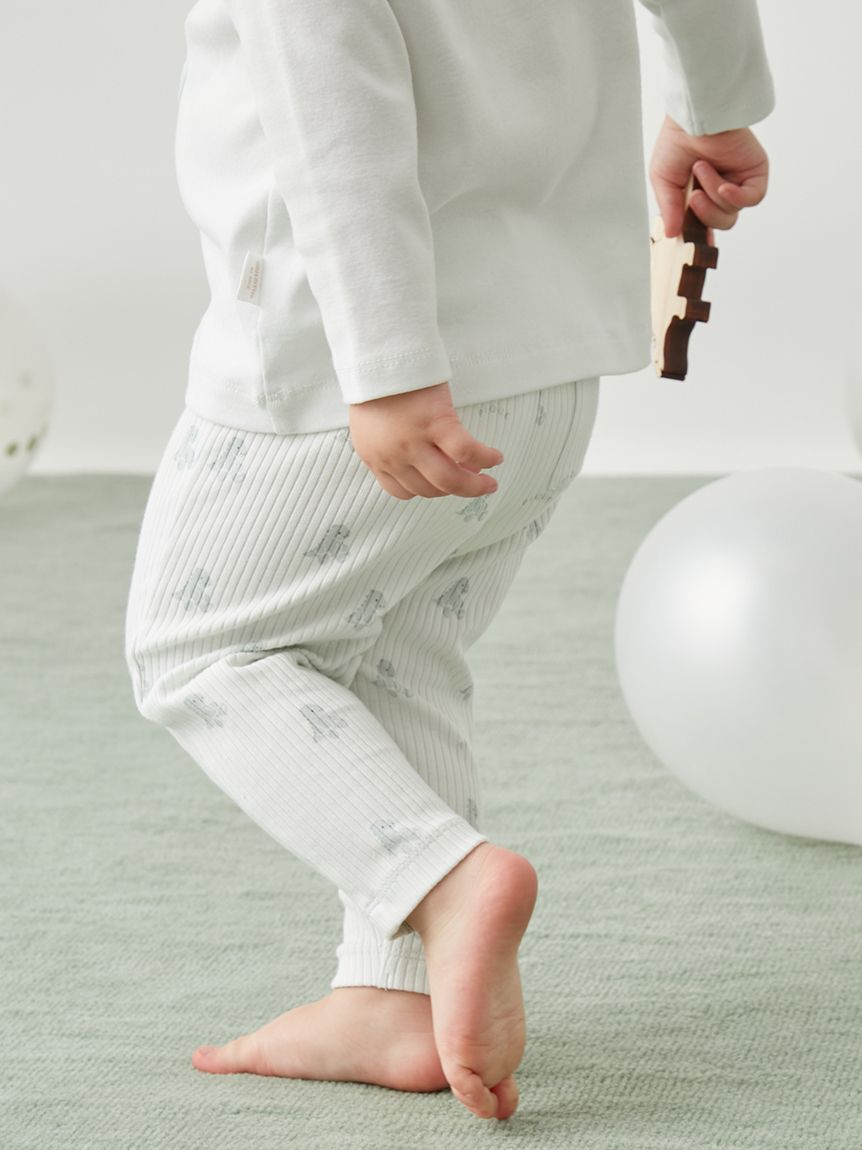 GELATO PIQUE KIDS & BABY「【BABY】ぬいぐるみ柄レギンスパンツ」|その他ベビーウェア|