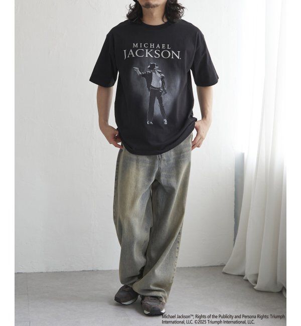 VENCE share style「デニムバギーパンツ」|デニム|