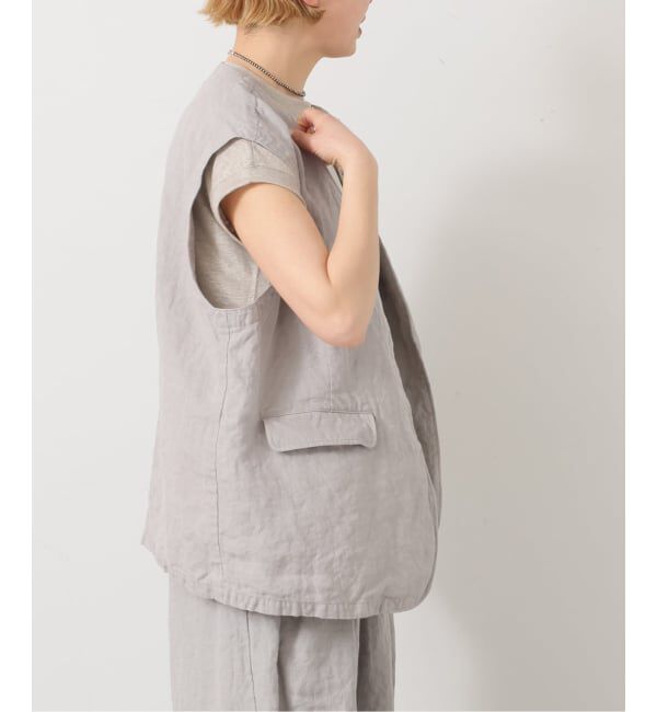 journal standard luxe「リネンヘリンボン ベスト」|ダウンベスト・ベスト|