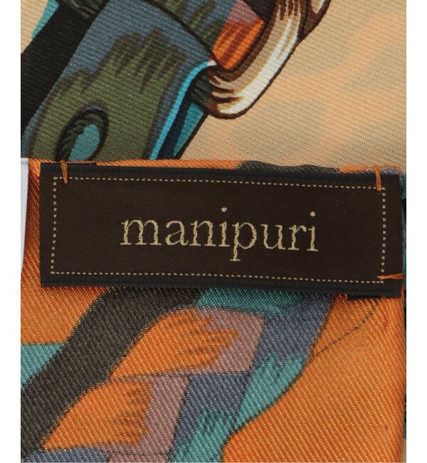  「【manipuri】マニプリ/ シルクスカーフ 88*88 タングルベルト」|バンダナ・スカーフ|