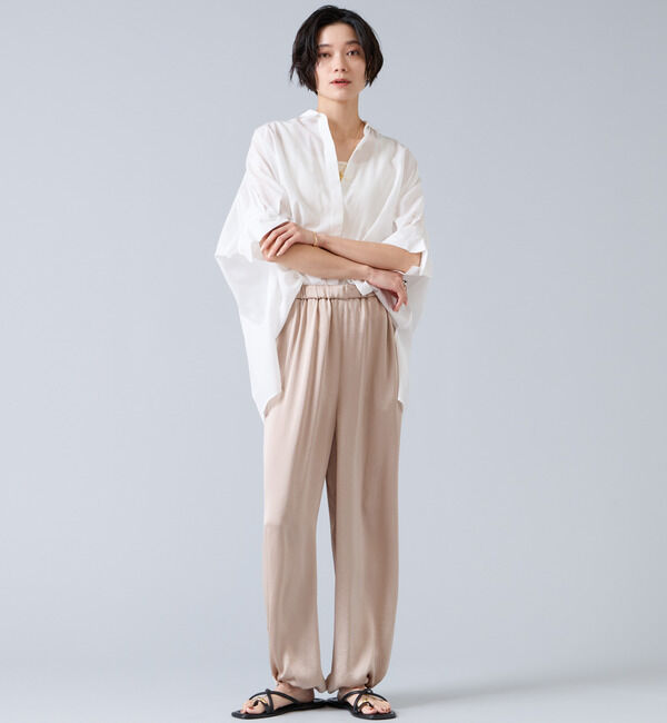 Liesse「オーガニックコットンワイドシャツ」|シャツ・ブラウス|