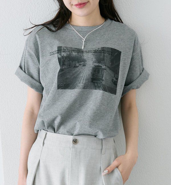  「アソートフォトプリントTシャツ」|プルオーバー|