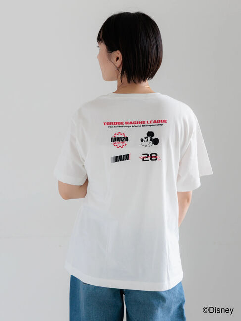 Te chichi「【Disney】MICKEY/ロゴプリントTシャツ」|Tシャツ・カットソー|