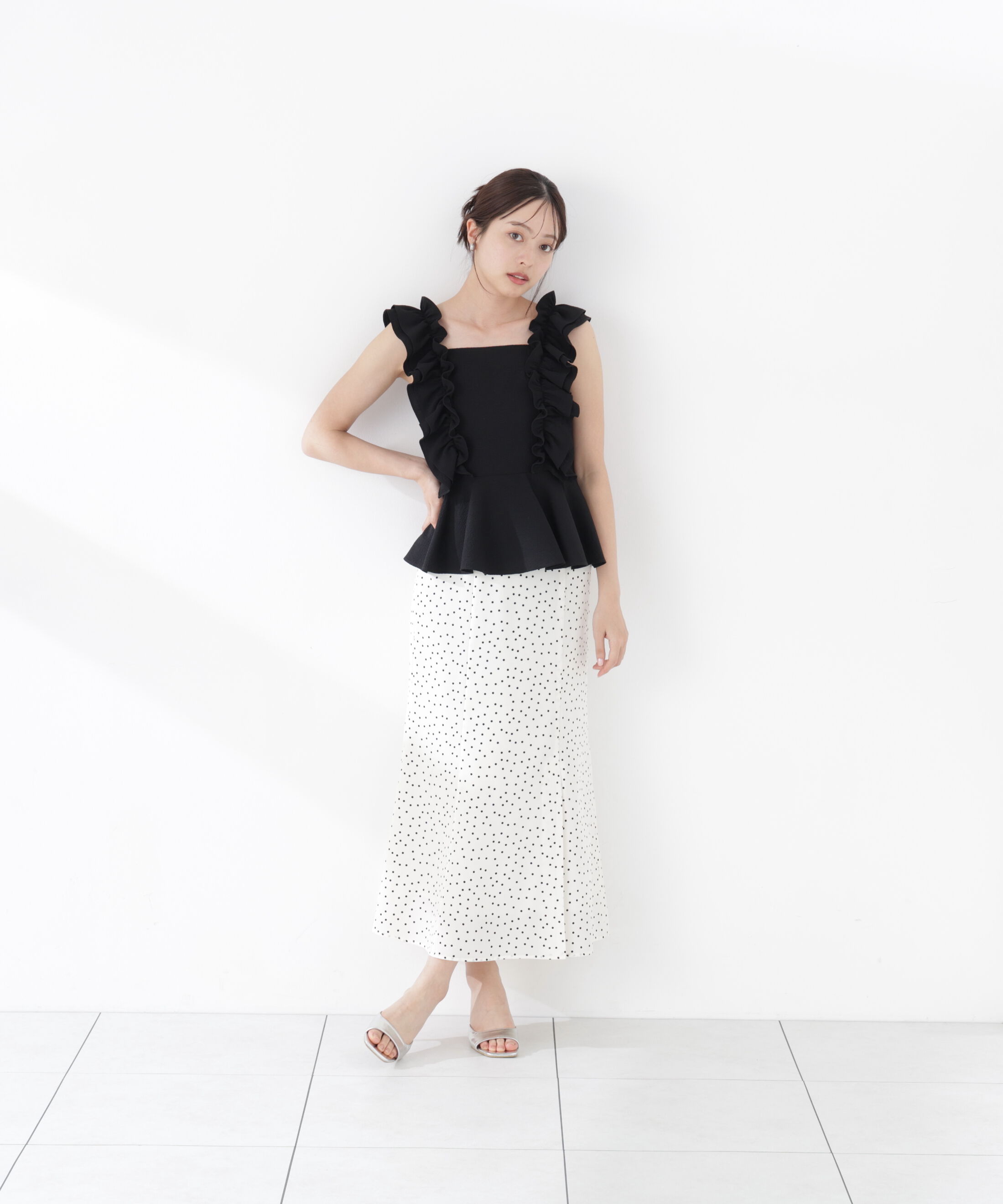 PROPORTION BODY DRESSING「フリルブラウス　26SS」|シャツ・ブラウス|