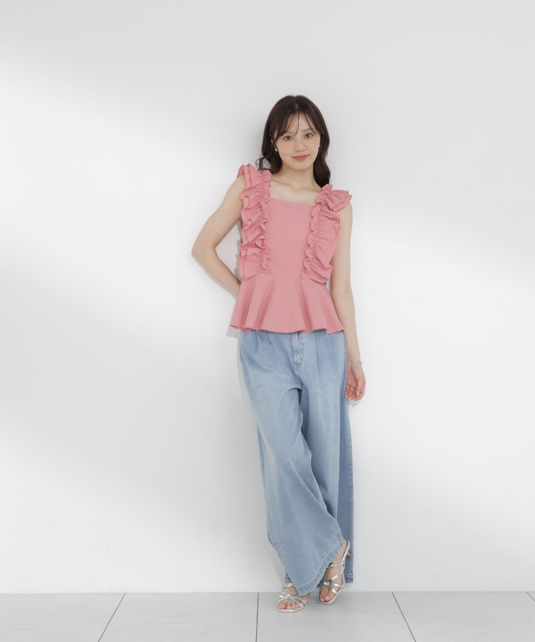 PROPORTION BODY DRESSING「フリルブラウス　26SS」|シャツ・ブラウス|