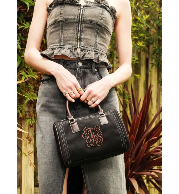 EVRIS「エンブレムステッチボストンBAG」|ボストンバッグ|