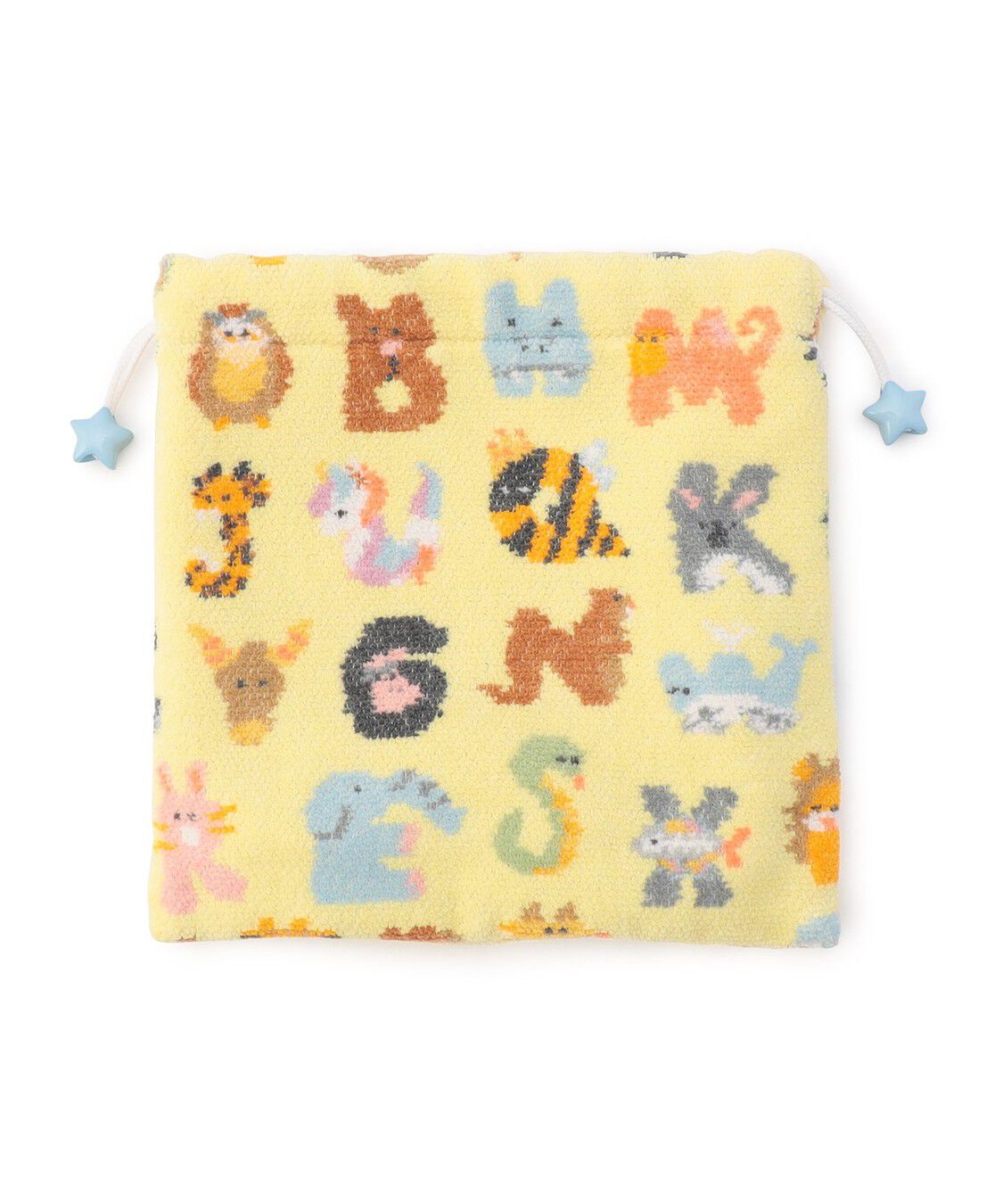 LOVERARY BY FEILER「エービーシーズー　巾着　L/ABC-257112」|ポーチ|