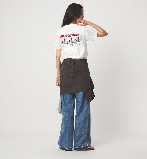 UNITED ARROWS green label relaxing「【別注】＜SQUARE CATFILMS＞フォトプリント Tシャツ」|Tシャツ・カットソー|