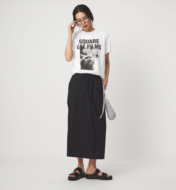 UNITED ARROWS green label relaxing「【別注】＜SQUARE CATFILMS＞フォトプリント Tシャツ」|Tシャツ・カットソー|