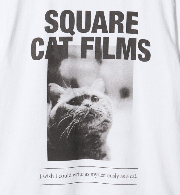 UNITED ARROWS green label relaxing「【別注】＜SQUARE CATFILMS＞フォトプリント Tシャツ」|Tシャツ・カットソー|