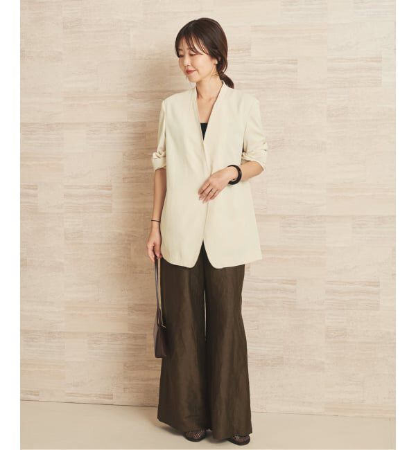 Plage「《予約》Linen Mix Wide パンツ」|その他|