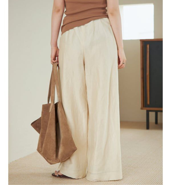 Plage「《予約》Linen Mix Wide パンツ」|その他|