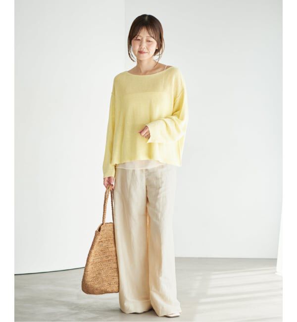 Plage「《予約》Linen Mix Wide パンツ」|その他|