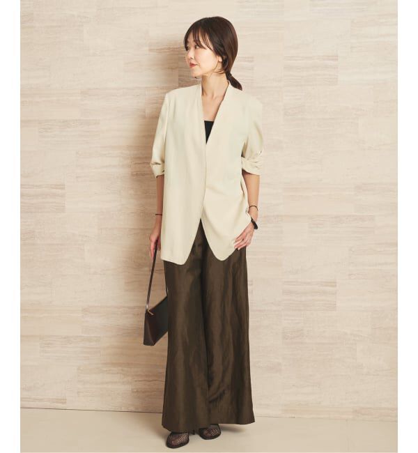 Plage「《予約》Linen Mix Wide パンツ」|その他|