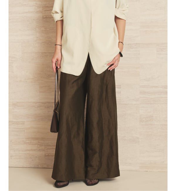 Plage「《予約》Linen Mix Wide パンツ」|その他|