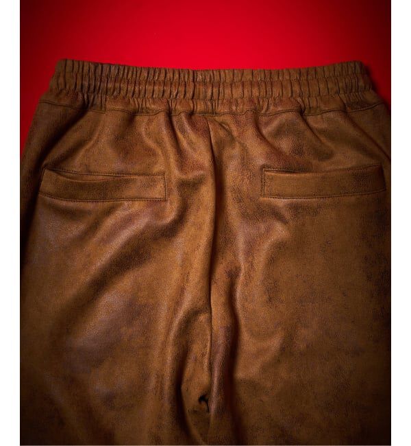 Liverpool FC「【Liverpool FC / リバプール FC】Fake Leather Track Pants」|スラックス|