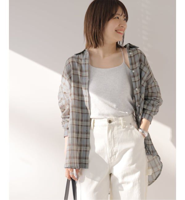 JOURNAL STANDARD relume「《予約》コットンチェックワッシャーシャツ」|シャツ・ブラウス|