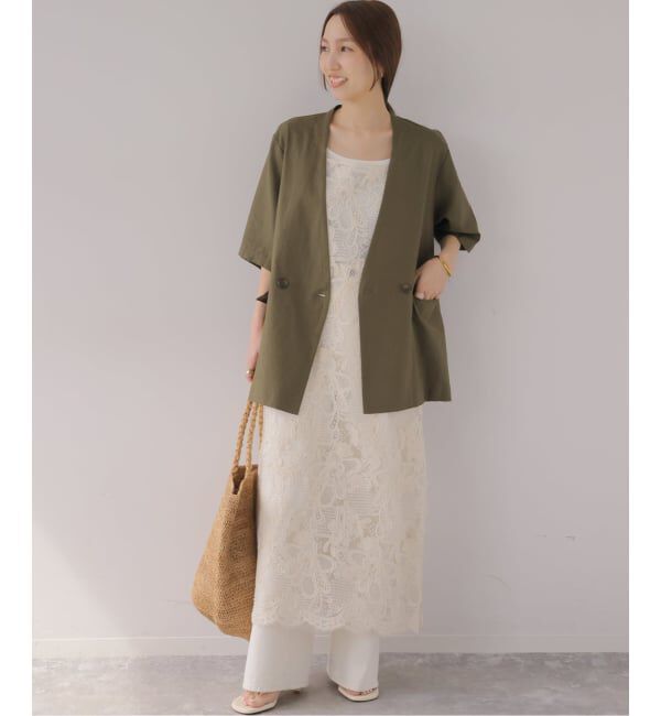 JOURNAL STANDARD relume「《予約》リネンコットンハーフスリーブジャケット」|その他|