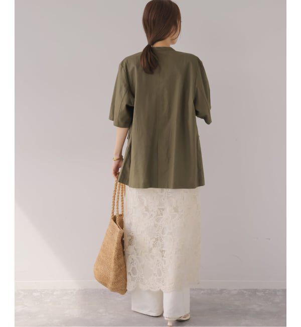 JOURNAL STANDARD relume「《予約》リネンコットンハーフスリーブジャケット」|その他|