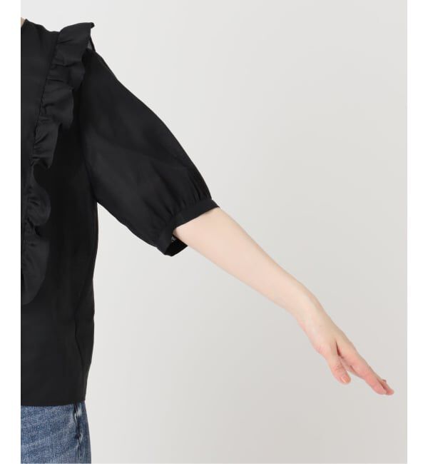 Spick and Span「ラミーコットンラッフルフリルブラウス」|シャツ・ブラウス|