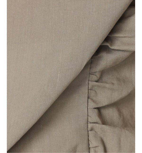 Spick and Span「ラミーコットンラッフルフリルブラウス」|シャツ・ブラウス|