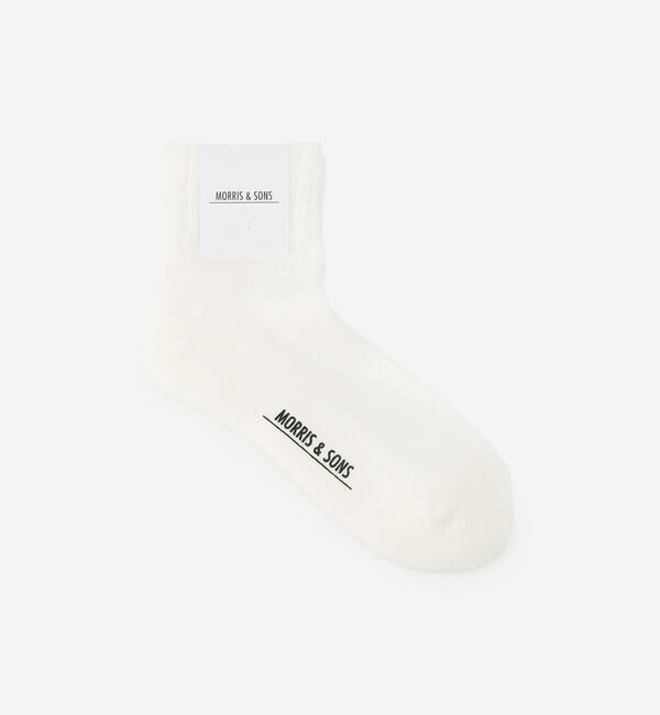 Morris & Sons「MORRIS & SONS | ショートソックス WOMEN」|ソックス|WHITE