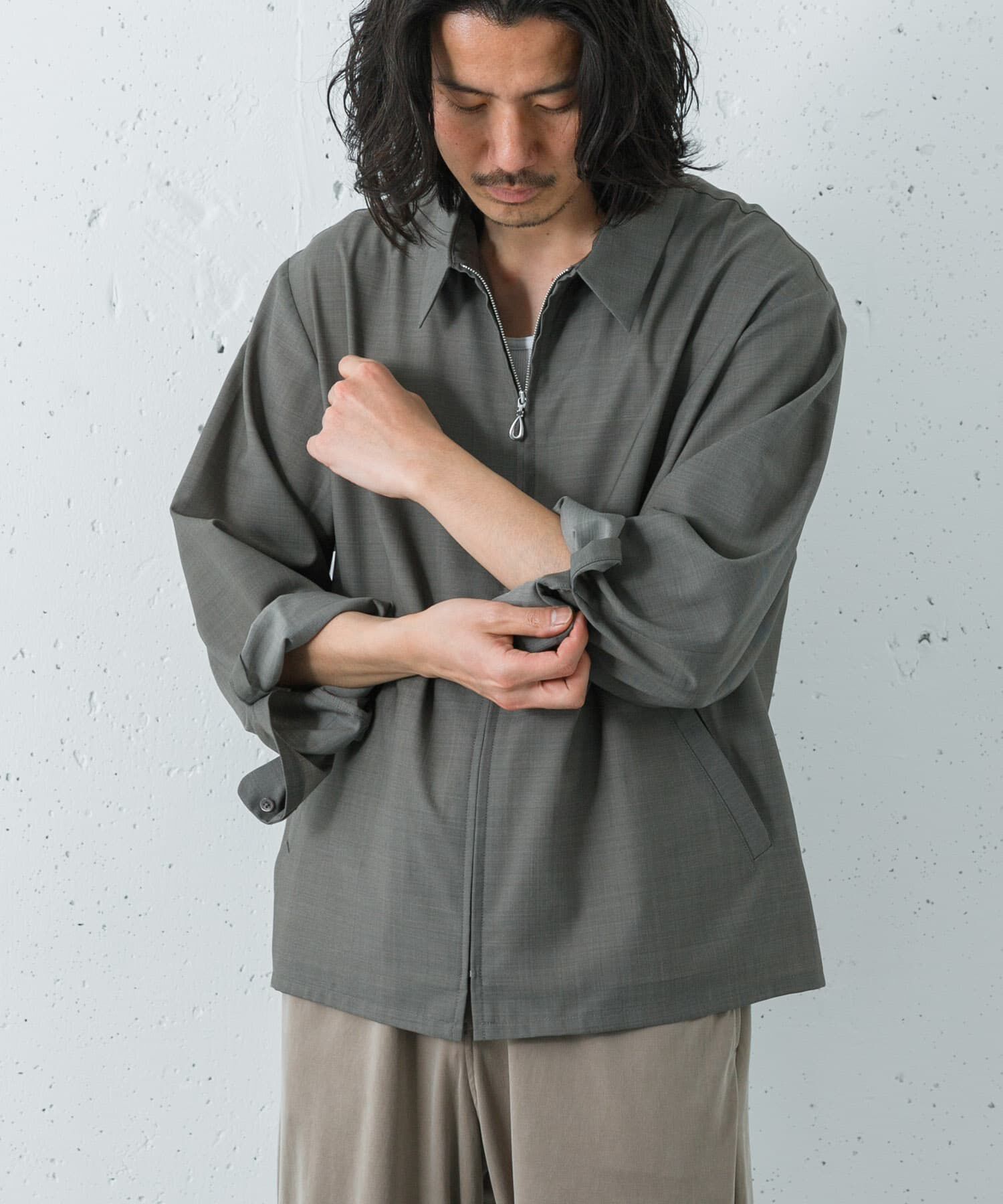 URBAN RESEARCH「WASHABLE WOOL SPORTS JACKET」|ブルゾン・スタジャン|