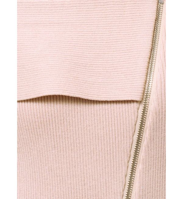 MURUA「ショルダーカットZIPハーフニット」|ニット・セーター|