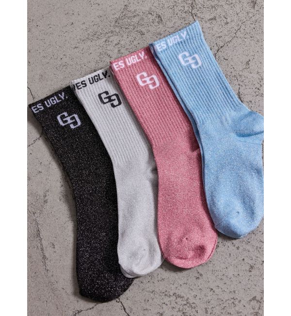 GYDA「GG BUNNY FACEラメSOX」|ソックス|