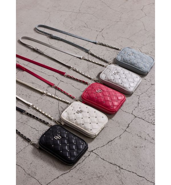 GYDA「GG bijou quiltingミニショルダーBAG」|ショルダー・メッセンジャー|