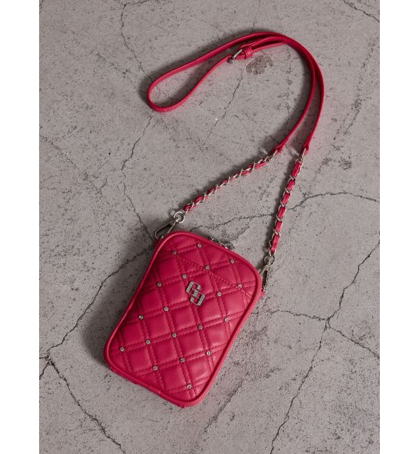 GYDA「GG bijou quiltingミニショルダーBAG」|ショルダー・メッセンジャー|ピンク