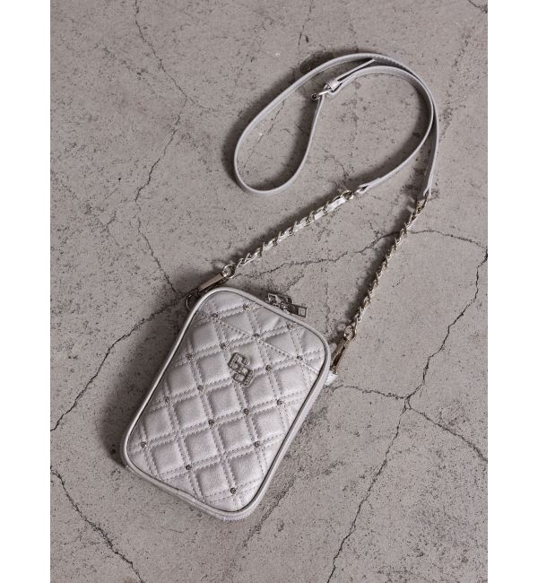 GYDA「GG bijou quiltingミニショルダーBAG」|ショルダー・メッセンジャー|シルバー