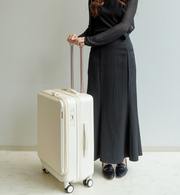 Jewelna Rose「Jewelna Rose エルダートローリー カップホルダー付 51/63リットル 05402」|キャリーケース|