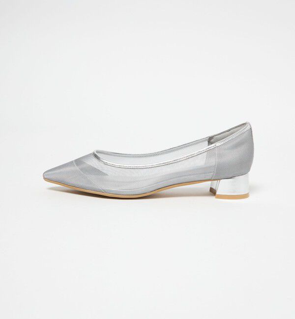 UNITED ARROWS green label relaxing「ポインテッド チュール パンプス」|パンプス|SILVER