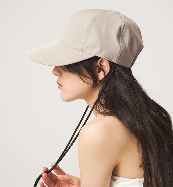 UNITED ARROWS green label relaxing「2WAY ワイドバイザー ツイル キャップ / 帽子 UVカット」|キャップ・キャスケット|BEIGE