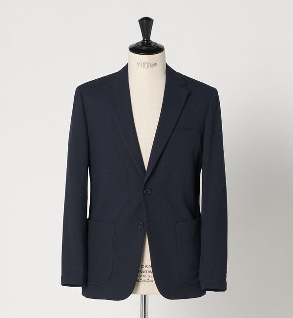 UNITED ARROWS green label relaxing「A+ air Pメッシュ L/STD 2P ジャケット -ウォッシャブル・ストレッチ・通気性-」|テーラードジャケット|NAVY